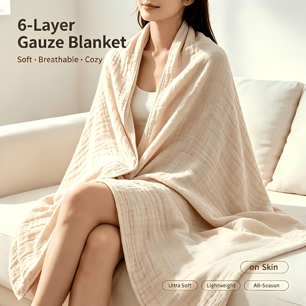 100% Cotton Muslin Blankets Li - Muslin Cotton Bedspread ulasan dan harga