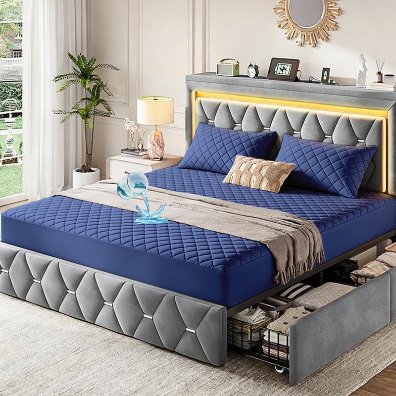 100% Waterproof Mattress Prote - Waterproof Mattress Protector Breathable ulasan dan harga