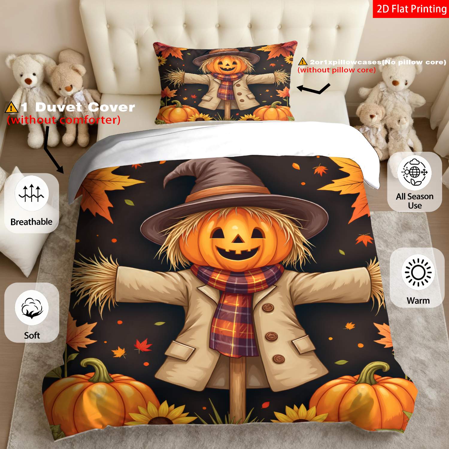 Duvet Cover Set with Pillowcas - Duvet Cover Sets With Zipper ulasan dan harga