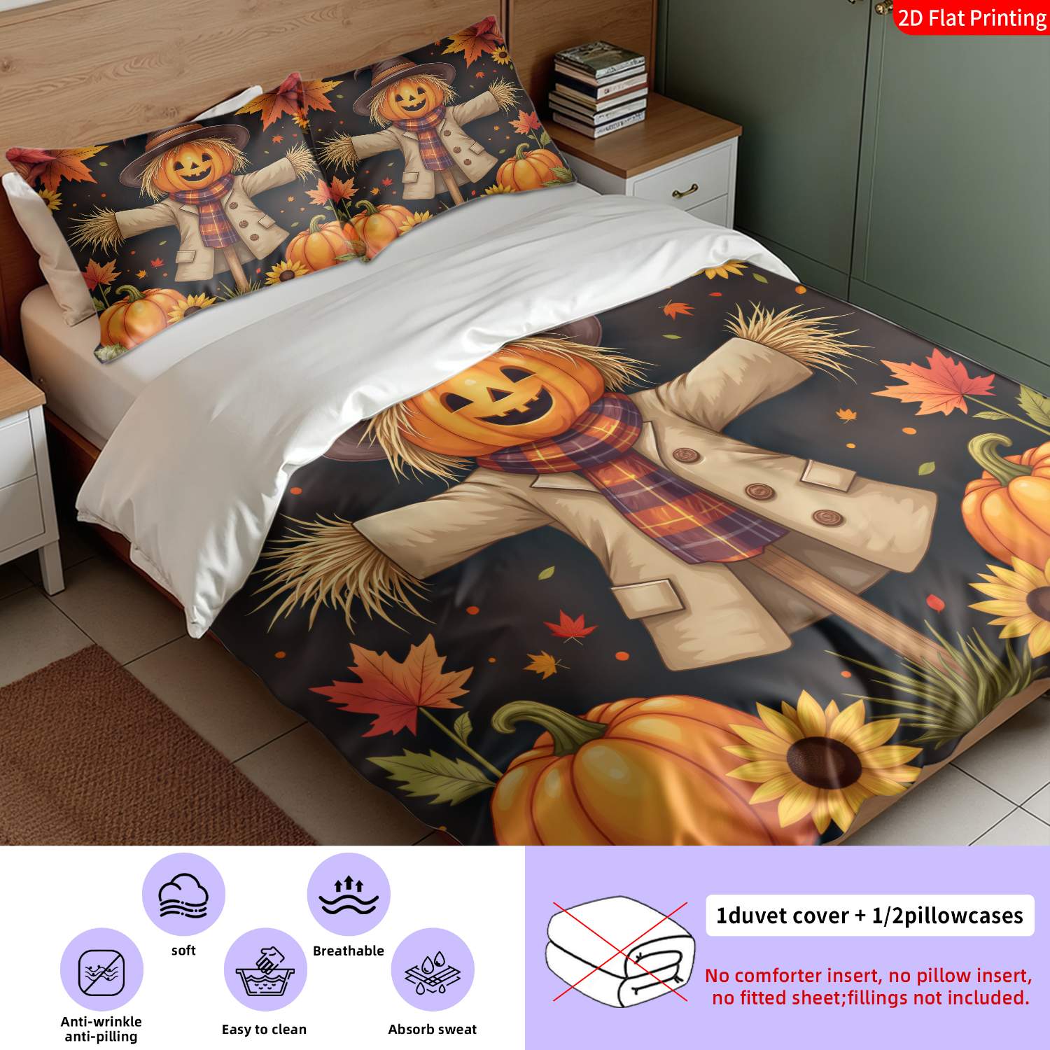 Duvet Cover Set with Pillowcas - Duvet Cover Sets With Zipper ulasan dan harga
