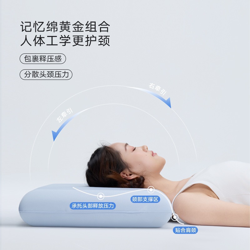 Memory Foam Pillow Slow Recove - Memory Foam Orthopedic Pillow Neck Pain ulasan dan harga