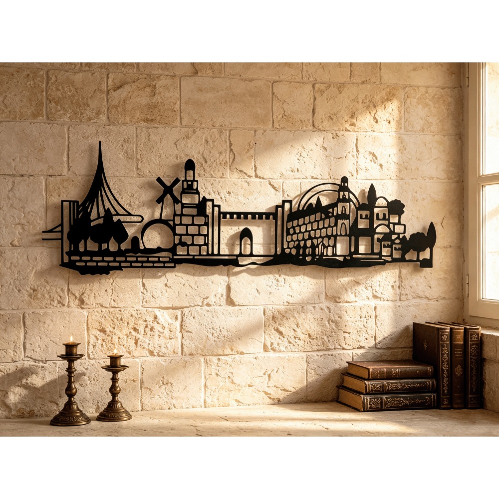 CIFBUY Metal Wall Art Jerusale - Home Decor ulasan dan harga