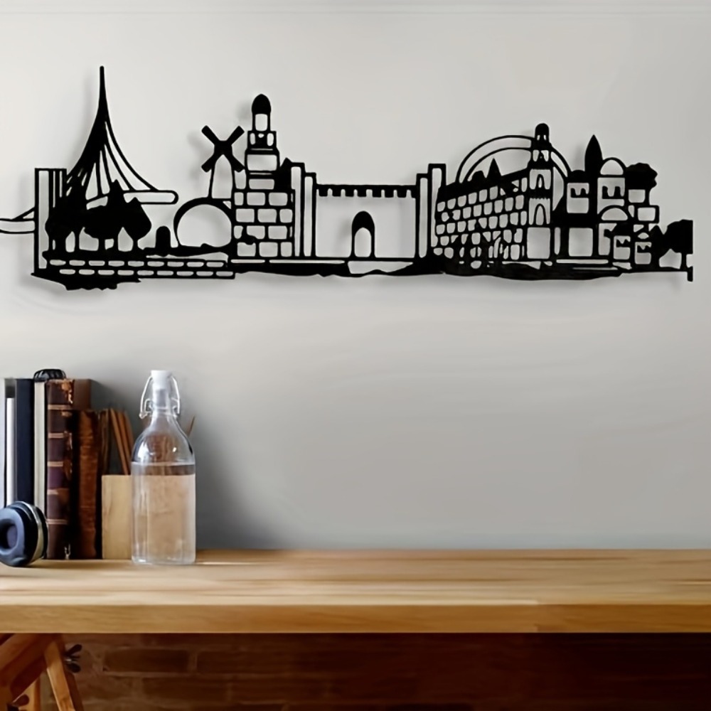 CIFBUY Metal Wall Art Jerusale - Home Decor ulasan dan harga