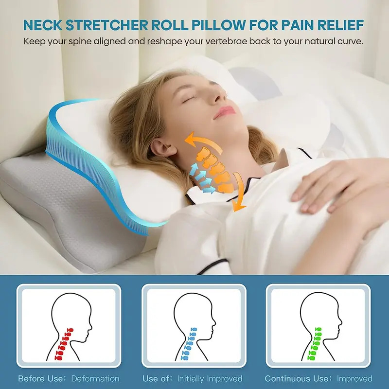 Odorless Orthopedic Pillow For - Memory Foam Orthopedic Pillow Neck Pain ulasan dan harga