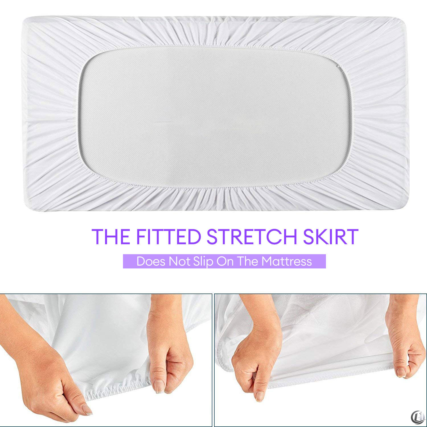 1pc Crib Mattress Protector Sm - Waterproof Mattress Protector Breathable ulasan dan harga