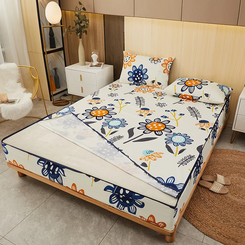 Six-Sided With Zipper Mattress - Waterproof Mattress Protector Breathable ulasan dan harga