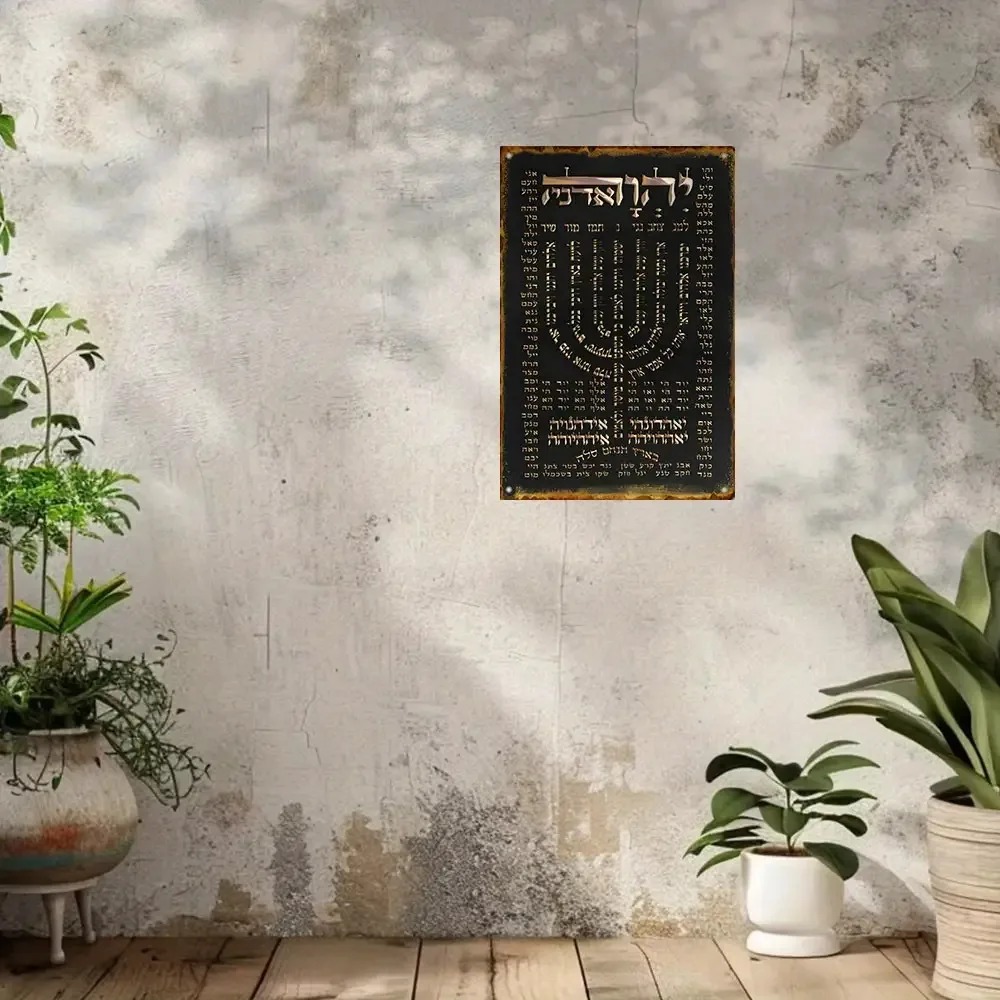 CIFBUY Vintage Aluminum Wall A - Home Decor ulasan dan harga