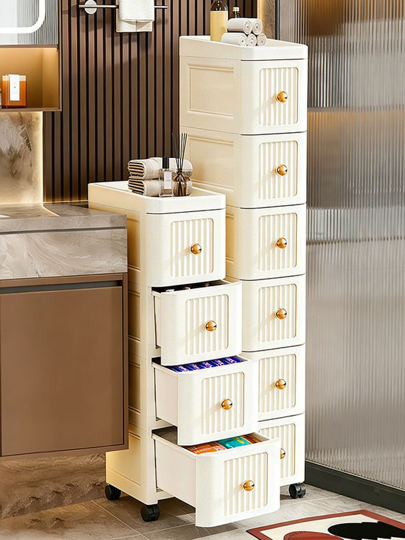15CM Wide Gap Storage Cabinet  - Kitchen ulasan dan harga