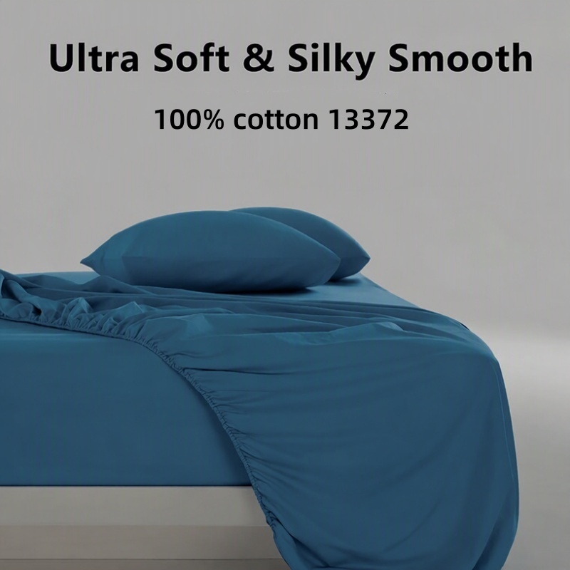 4Pcs King Size Bed Sheet Set 1 - Fitted Bed Sheets Deep Pocket ulasan dan harga