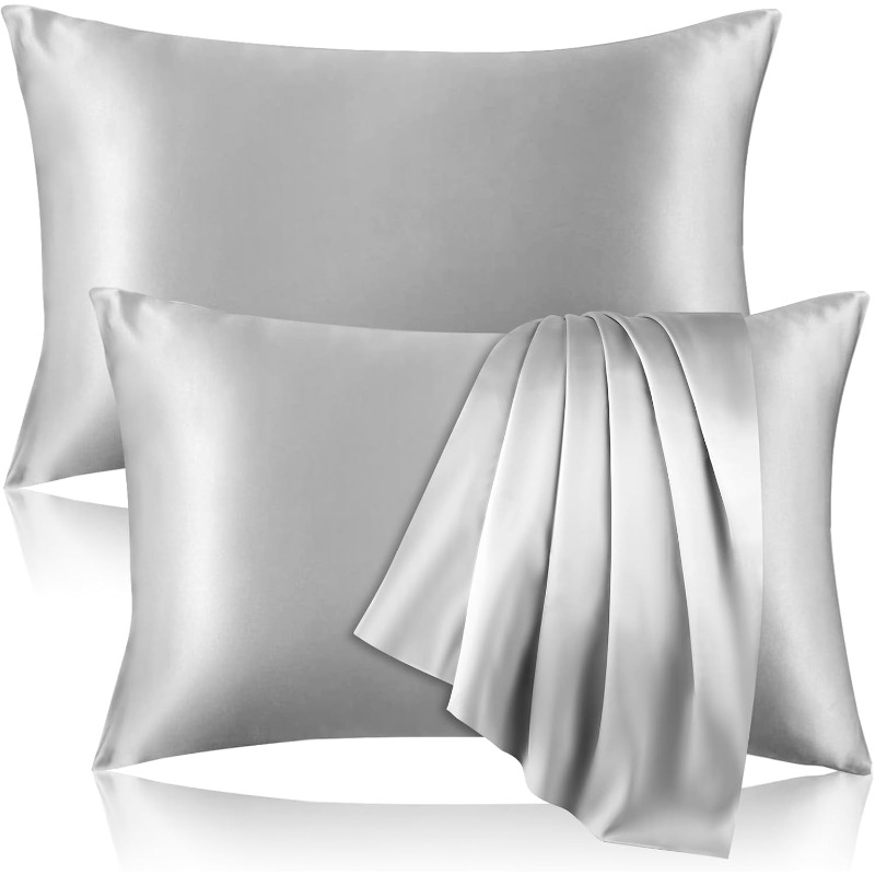 2pcs Satin Silk Pillowcase for - Satin Silk Pillowcase Hair Skin ulasan dan harga