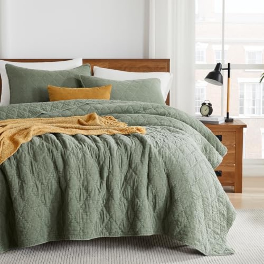 Size Quilt Set Muslin Cotton S - Muslin Cotton Bedspread ulasan dan harga