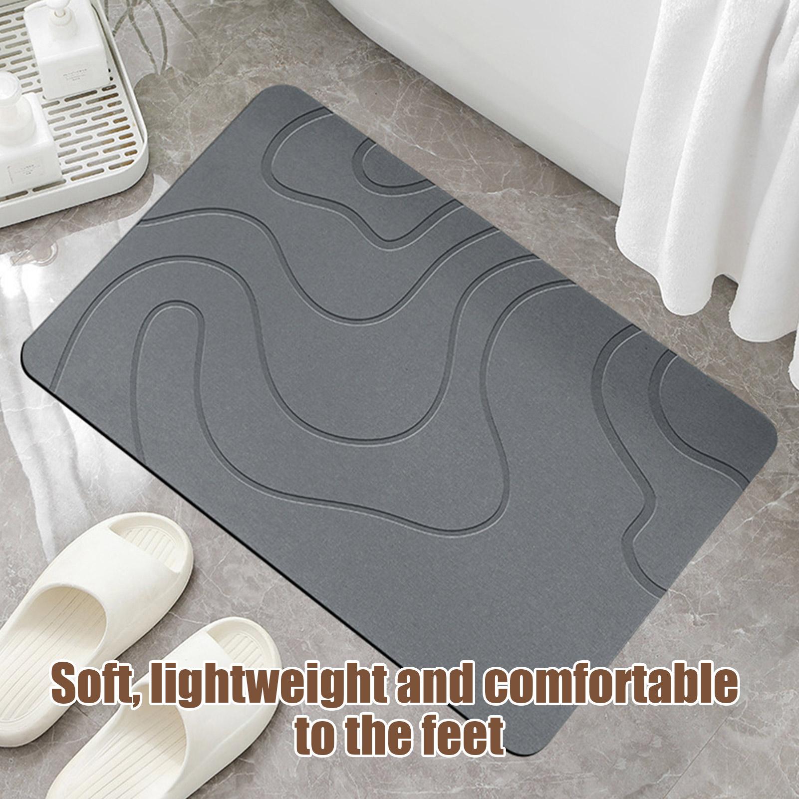Quick Drying Stone Bath Mat, D - Quick Dry Diatomite Bath Mat ulasan dan harga