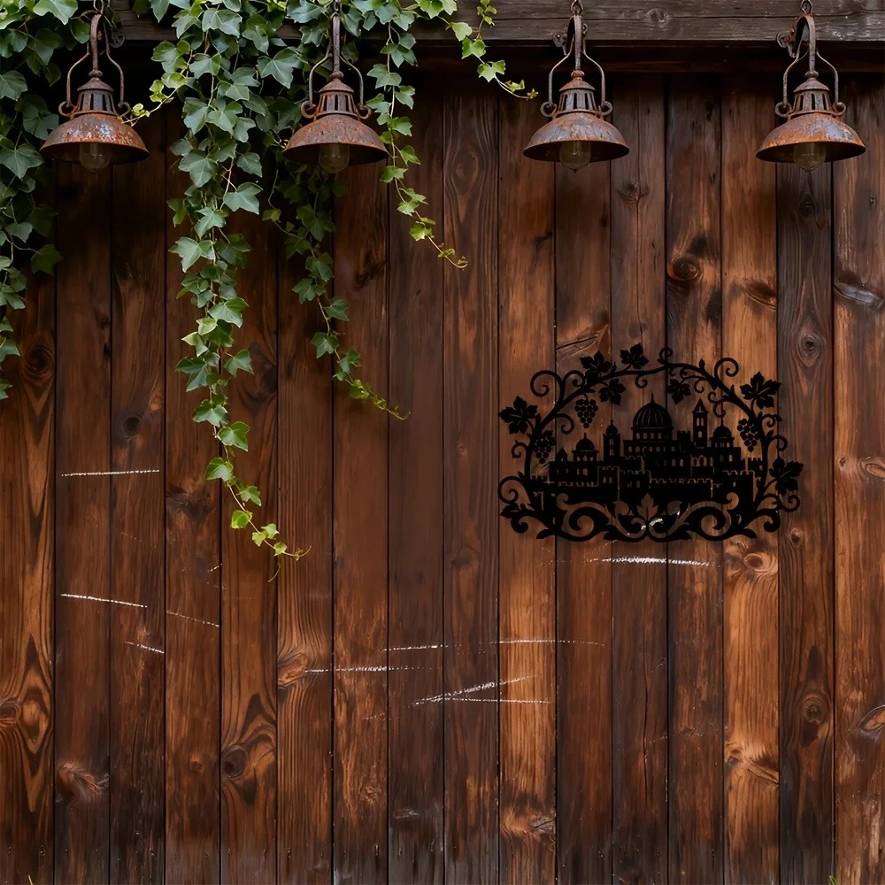 CIFBUY Iron Wall Art Jerusalem - Home Decor ulasan dan harga