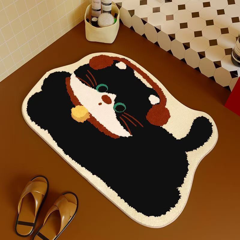 VIKAMA Dachshund Print Bath Ma - Quick Dry Diatomite Bath Mat ulasan dan harga