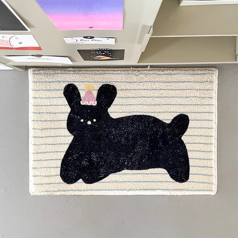 VIKAMA Dachshund Print Bath Ma - Quick Dry Diatomite Bath Mat ulasan dan harga