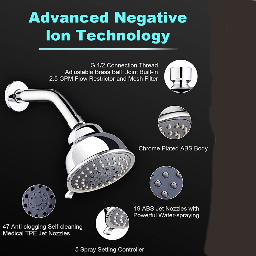 High Pressure Handheld Shower  - High Pressure Shower Head Handheld ulasan dan harga