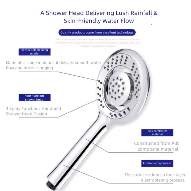High Pressure Handheld Shower  - High Pressure Shower Head Handheld ulasan dan harga