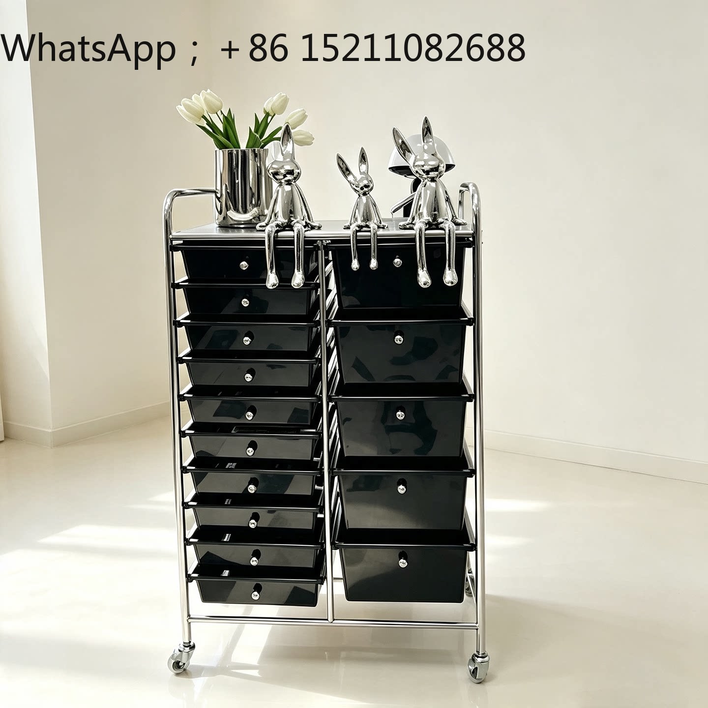 SCY mobile chest drawer cosmet - Storage & Organization ulasan dan harga